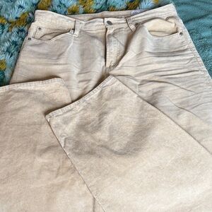 GAP Women’s Tan Corduroy Pants-Barrel